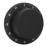 Kitchen Mechanical Timer 304 Stainless Steel Magnetic Suction Chef Cooking Timer Clock Black