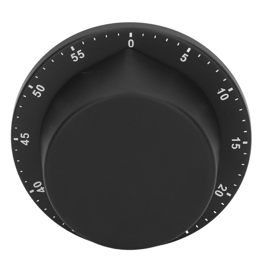 Kitchen Mechanical Timer 304 Stainless Steel Magnetic Suction Chef Cooking Timer Clock Black
