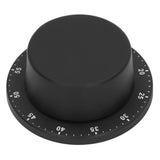 Kitchen Mechanical Timer 304 Stainless Steel Magnetic Suction Chef Cooking Timer Clock Black