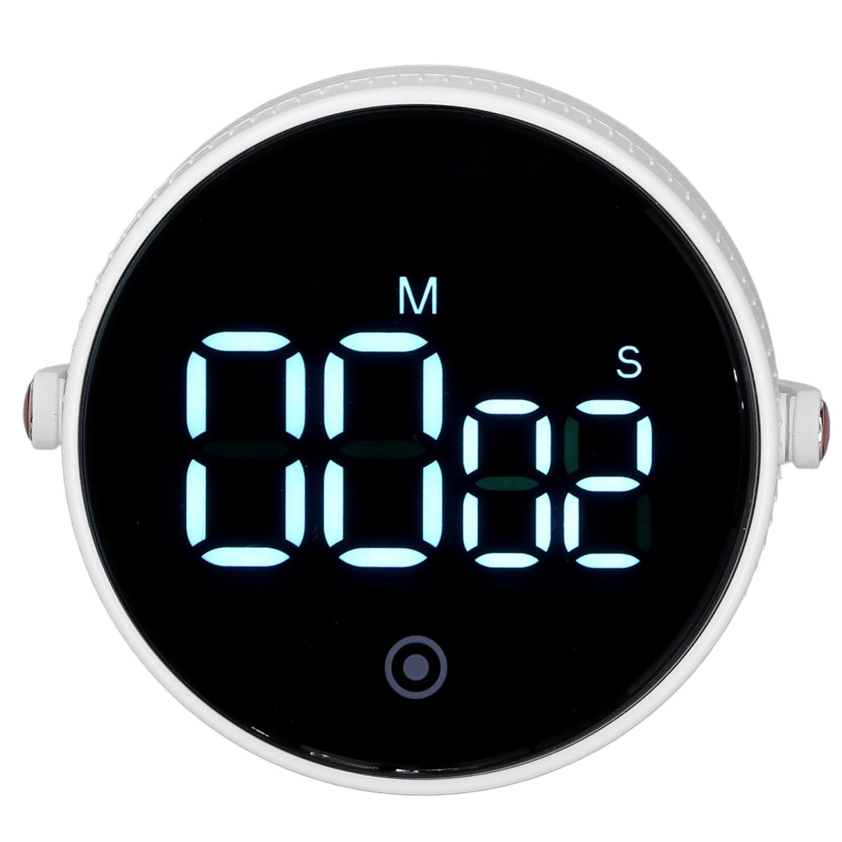 Electronic Timer with Stand Digital Display Magnetic Time Manager Timer for Office Kitchen White