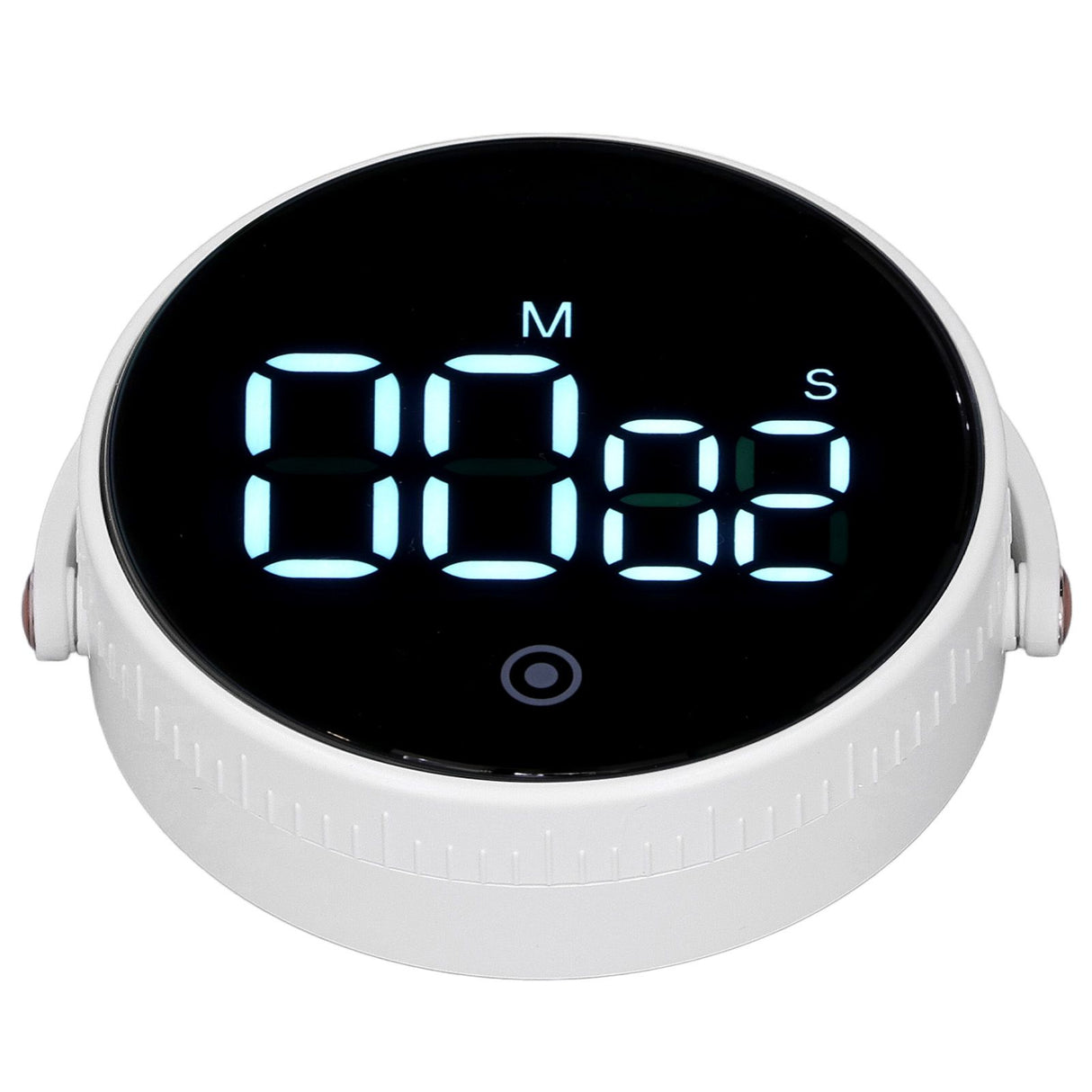 Electronic Timer with Stand Digital Display Magnetic Time Manager Timer for Office Kitchen White