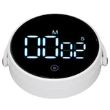 Electronic Timer with Stand Digital Display Magnetic Time Manager Timer for Office Kitchen White - Extra Image