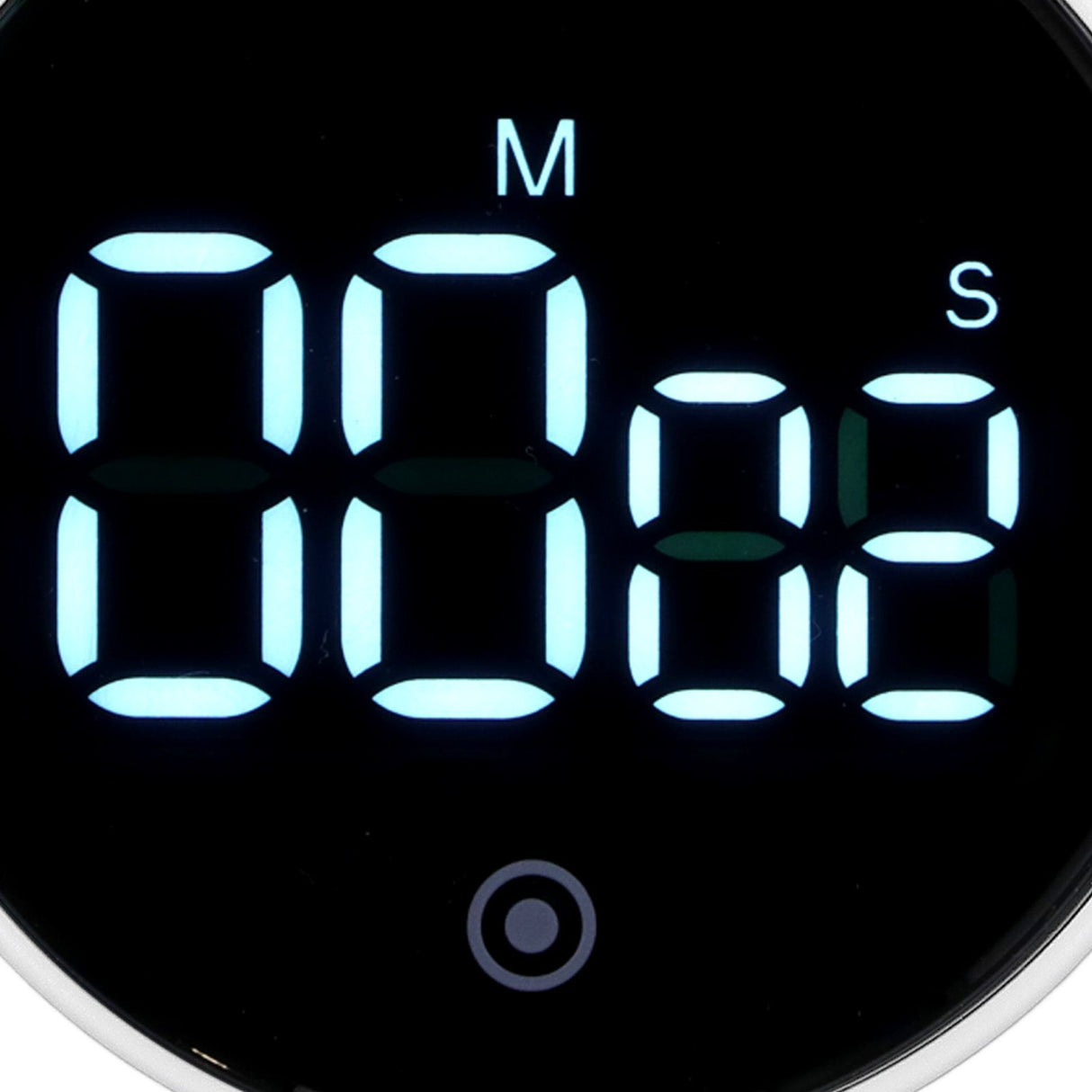 Electronic Timer with Stand Digital Display Magnetic Time Manager Timer for Office Kitchen White