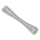 Stainless Steel Cocktail Muddler Food Grade Ergonomic One Piece Forging Drink Muddler for Kitchen Bar Long Handle
