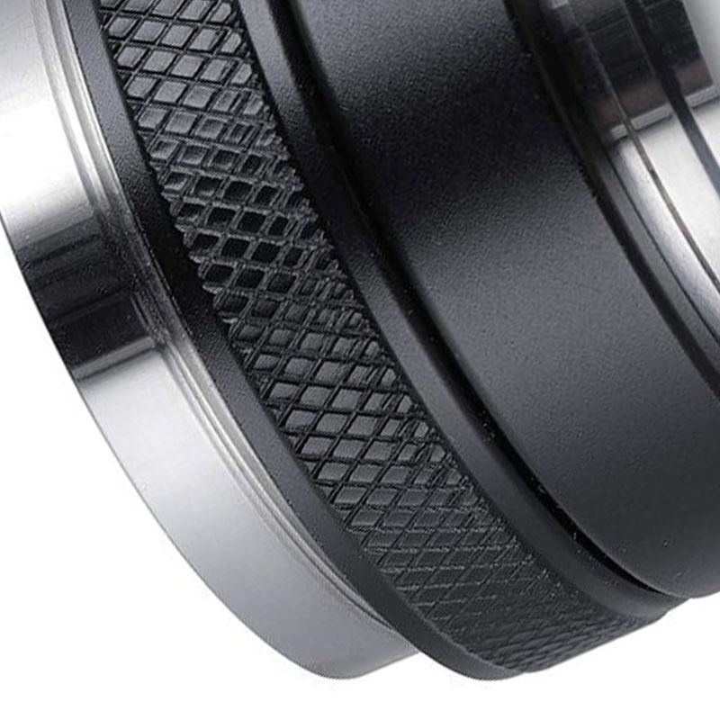 Coffee Leveler Stainless Steel Dual Head Dual Purpose Coffee Distributor for Home Cafe 53mm/2.1in