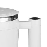 Stirring Cup 380ml 7000RPM Stainless Steel Inner Tank PP Shell Mixing Coffee Mug for Drinking Rechargeable Lithium Battery White - Top-Down View