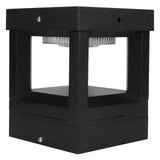 Solar Pillar Lamp Waterproof Die-Casting Aluminum Lawn Light for Garden Courtyard Pathway