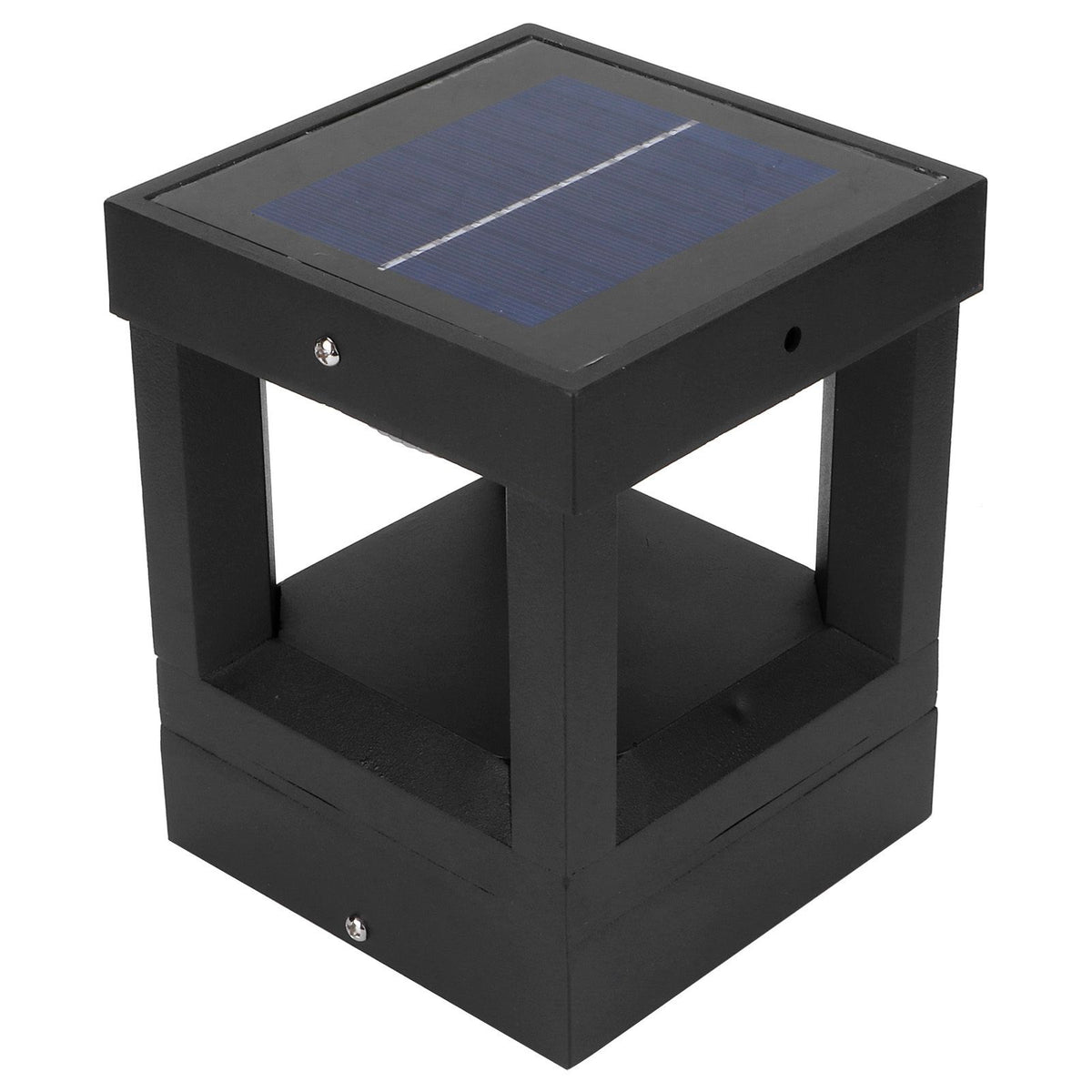 Solar Pillar Lamp Waterproof Die-Casting Aluminum Lawn Light for Garden Courtyard Pathway