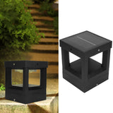 Solar Pillar Lamp Waterproof Die-Casting Aluminum Lawn Light for Garden Courtyard Pathway