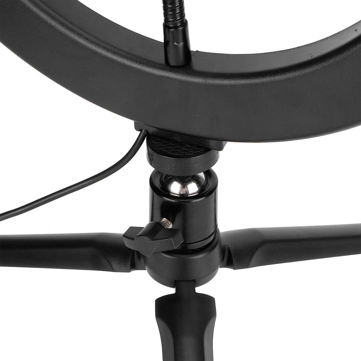 LED Ring Light 10 Levels Dimming Desktop Fill Lamp with 3 Color Temperature for Live Broadcast