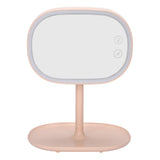 Make-Up Mirror Lamp Portable USB Charging LED Desktop Table Light for Bedroom Dormitory - Front View