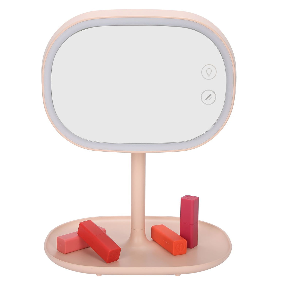 Make-Up Mirror Lamp Portable USB Charging LED Desktop Table Light for Bedroom Dormitory