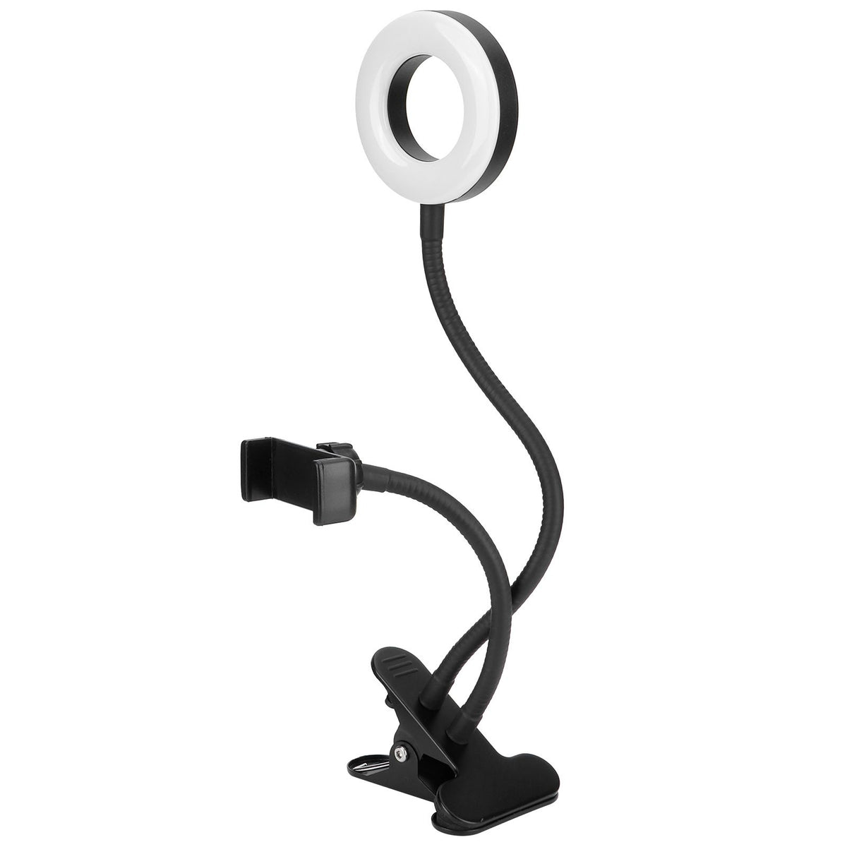 USB Fill Light LED Ring Light 10 Gears Dimming with Clip for Live Photography Reading Embroidery
