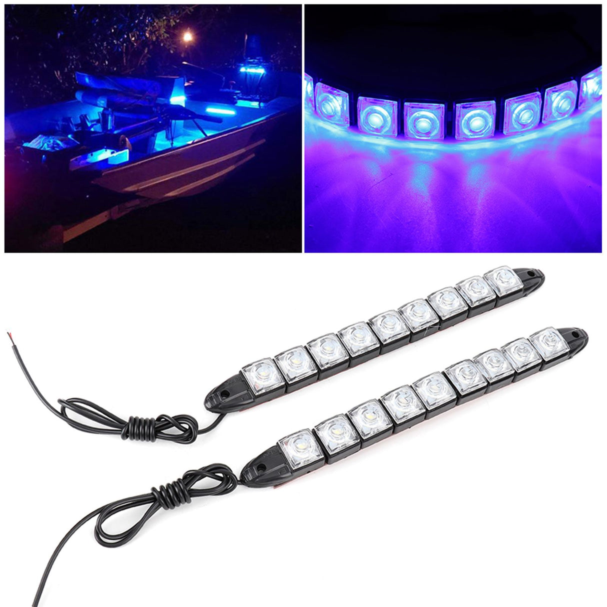 9LED DC12V Signal Navigation Light IP67 Waterproof Marine Deck Light Motorboat Lamp