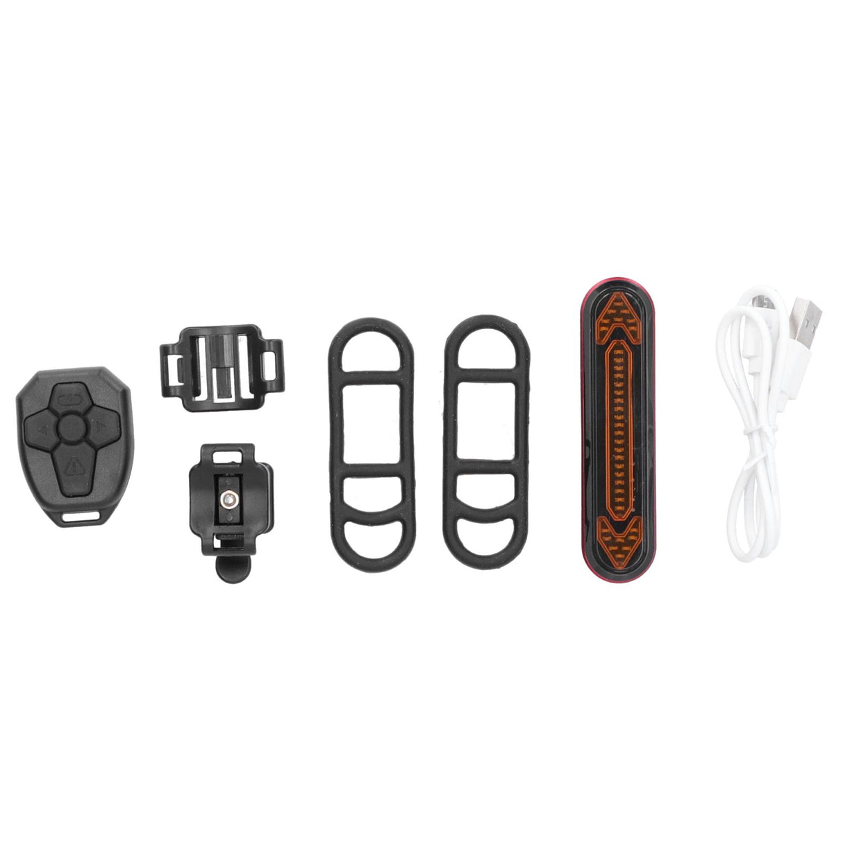 Bicycle Turn Signal Lamp USB Charging Wireless Remote Tail Light Mountain Bike Accessory