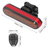 Bicycle Turn Signal Lamp USB Charging Wireless Remote Tail Light Mountain Bike Accessory - Extra Image