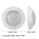 160LED Swimming Pool Light IP68 Waterproof Landscape Underwater Lamp 18W AC12V Warm Light