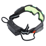 Night Vision Glasses with Light Adjustable Windproof Dustproof LED Glasses for Riding Skiing - Rear View