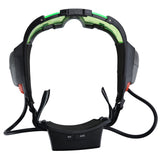 Night Vision Glasses with Light Adjustable Windproof Dustproof LED Glasses for Riding Skiing - Low Angle