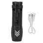 Small Super Bright Flashlight USB Rechargeable Torch Waterproof Adjustable Flashlight
