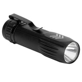Small Super Bright Flashlight USB Rechargeable Torch Waterproof Adjustable Flashlight - Side View