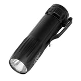 Small Super Bright Flashlight USB Rechargeable Torch Waterproof Adjustable Flashlight - Rear View