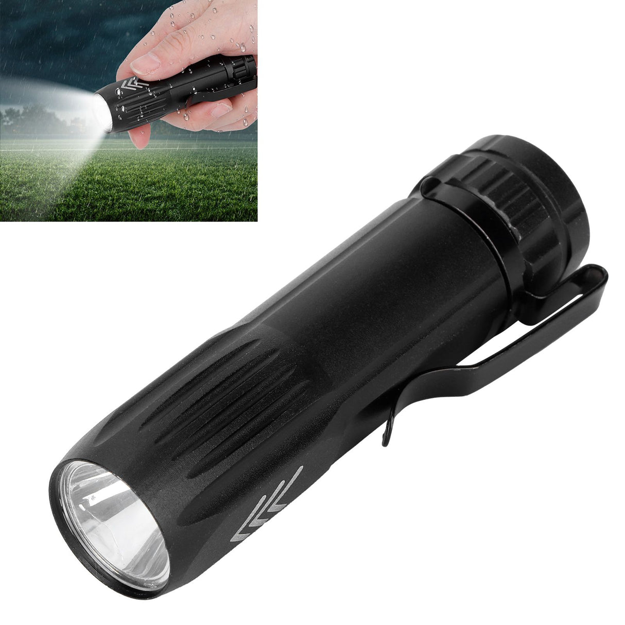 Small Super Bright Flashlight USB Rechargeable Torch Waterproof Adjustable Flashlight