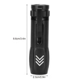Small Super Bright Flashlight USB Rechargeable Torch Waterproof Adjustable Flashlight