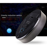LED Coaster Round Cup Drink Mat Light Tableware Luminous Base with Gravity Sensor for Bar KTV