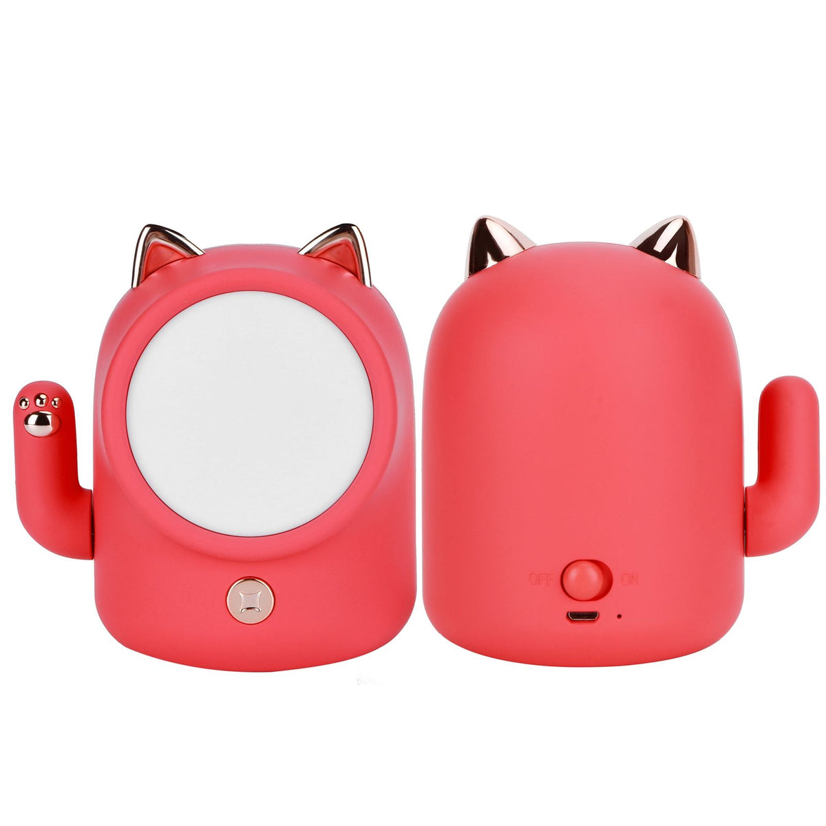 Cute Cat Shaped Night Light Nursey Light Touch Control Table Lamp Home Decoration USB Charging