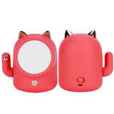 Cute Cat Shaped Night Light Nursey Light Touch Control Table Lamp Home Decoration USB Charging
