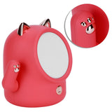 Cute Cat Shaped Night Light Nursey Light Touch Control Table Lamp Home Decoration USB Charging - Low Angle