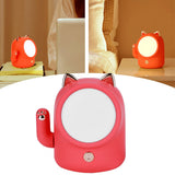 Cute Cat Shaped Night Light Nursey Light Touch Control Table Lamp Home Decoration USB Charging