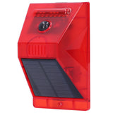 Solar Alarm Lamp 129db Motion Sensor Animal Repeller with Remote Control for Farm Orchard