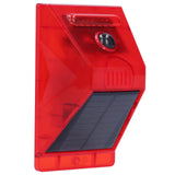 Solar Alarm Lamp 129db Motion Sensor Animal Repeller with Remote Control for Farm Orchard