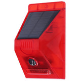 Solar Alarm Lamp 129db Motion Sensor Animal Repeller with Remote Control for Farm Orchard