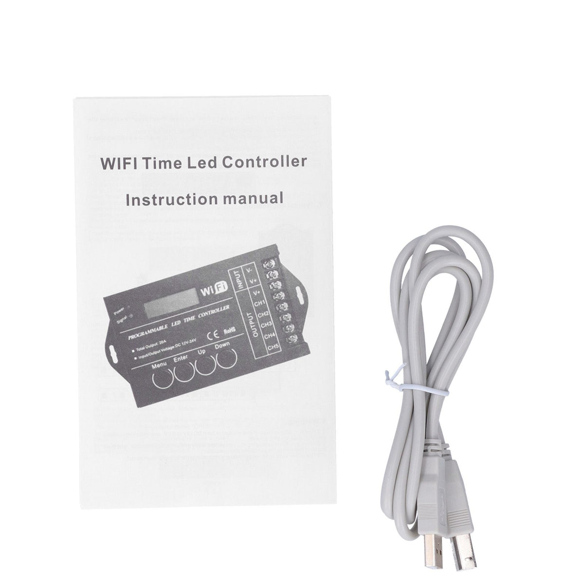 LED Light Controller Multifunctional WiFi Programmable Lamp Timing Switch Controller