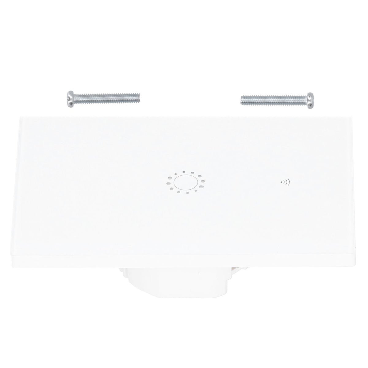 Wifi Smart LED Light Switch Touch Panel 1-Way APP Remote Voice Control for Amazon Alexa AC95-250VWhite Cover