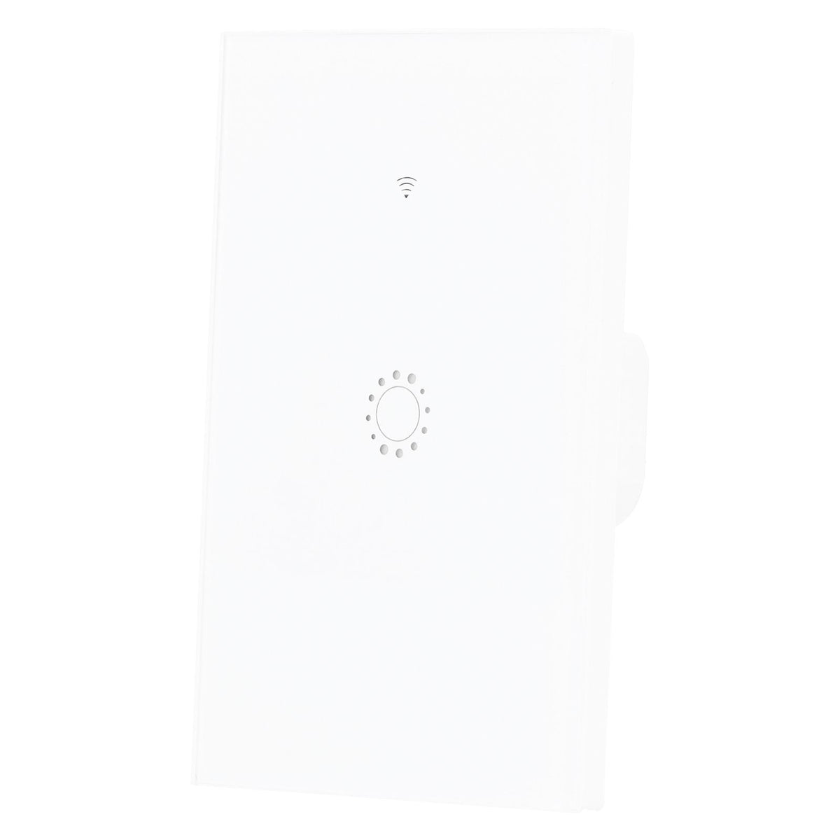 Wifi Smart LED Light Switch Touch Panel 1-Way APP Remote Voice Control for Amazon Alexa AC95-250VWhite Cover