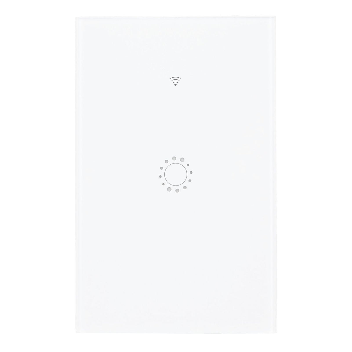 Wifi Smart LED Light Switch Touch Panel 1-Way APP Remote Voice Control for Amazon Alexa AC95-250VWhite Cover