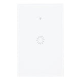 Wifi Smart LED Light Switch Touch Panel 1-Way APP Remote Voice Control for Amazon Alexa AC95-250VWhite Cover