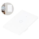 Wifi Smart LED Light Switch Touch Panel 1-Way APP Remote Voice Control for Amazon Alexa AC95-250VWhite Cover