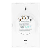 Wifi Smart LED Light Switch Touch Panel 1-Way APP Remote Voice Control for Amazon Alexa AC95-250VWhite Cover