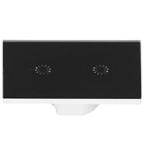 LED Smart Light Switch WiFi Wall Touch 2 Gang for Amazon Alexa Intelligent Voice APP Control AC 95‑250VBlack Cover - Rear View