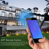 LED Smart Light Switch WiFi Wall Touch 2 Gang for Amazon Alexa Intelligent Voice APP Control AC 95‑250VBlack Cover - Extra Image