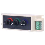 RGB Knob Dimmer Smart LED Light Brightness Adjustment 3‑Channel Controller DC12‑24V - Front View