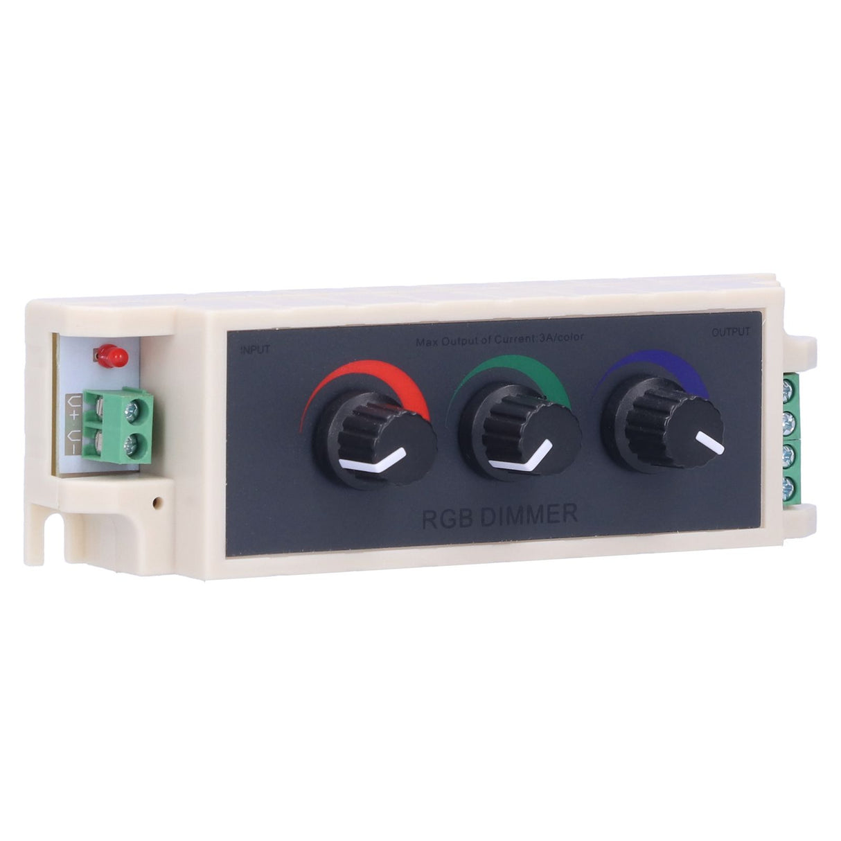 RGB Knob Dimmer Smart LED Light Brightness Adjustment 3‑Channel Controller DC12‑24V