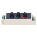RGB Knob Dimmer Smart LED Light Brightness Adjustment 3‑Channel Controller DC12‑24V - Rear View