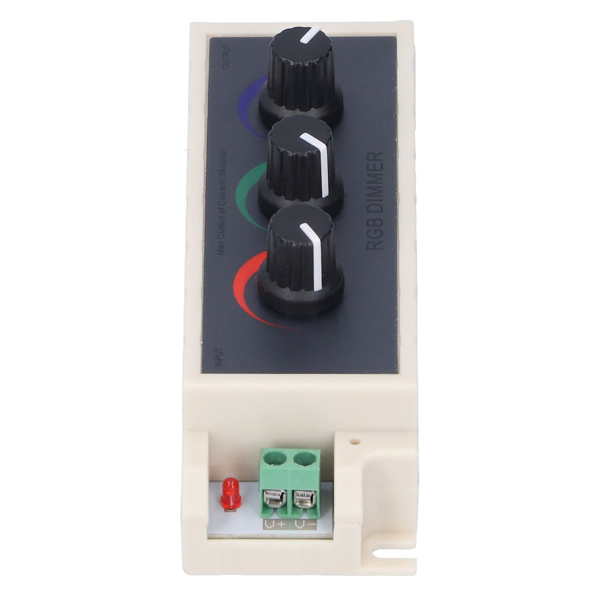 RGB Knob Dimmer Smart LED Light Brightness Adjustment 3‑Channel Controller DC12‑24V