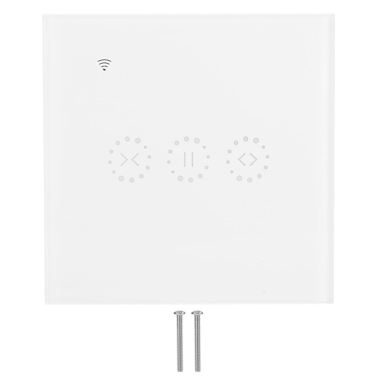 WiFi Smart Touch Wall Switch APP Control for Curtain Garage Door Power Doors AC 95-250VWhite